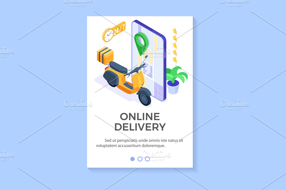 Online food order package delivery, a Food Illustration by TAlex (Photo 4 of 4)