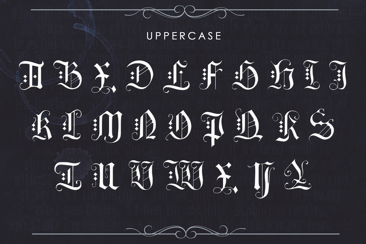 DEIMOS, a Blackletter Typeface preview 2