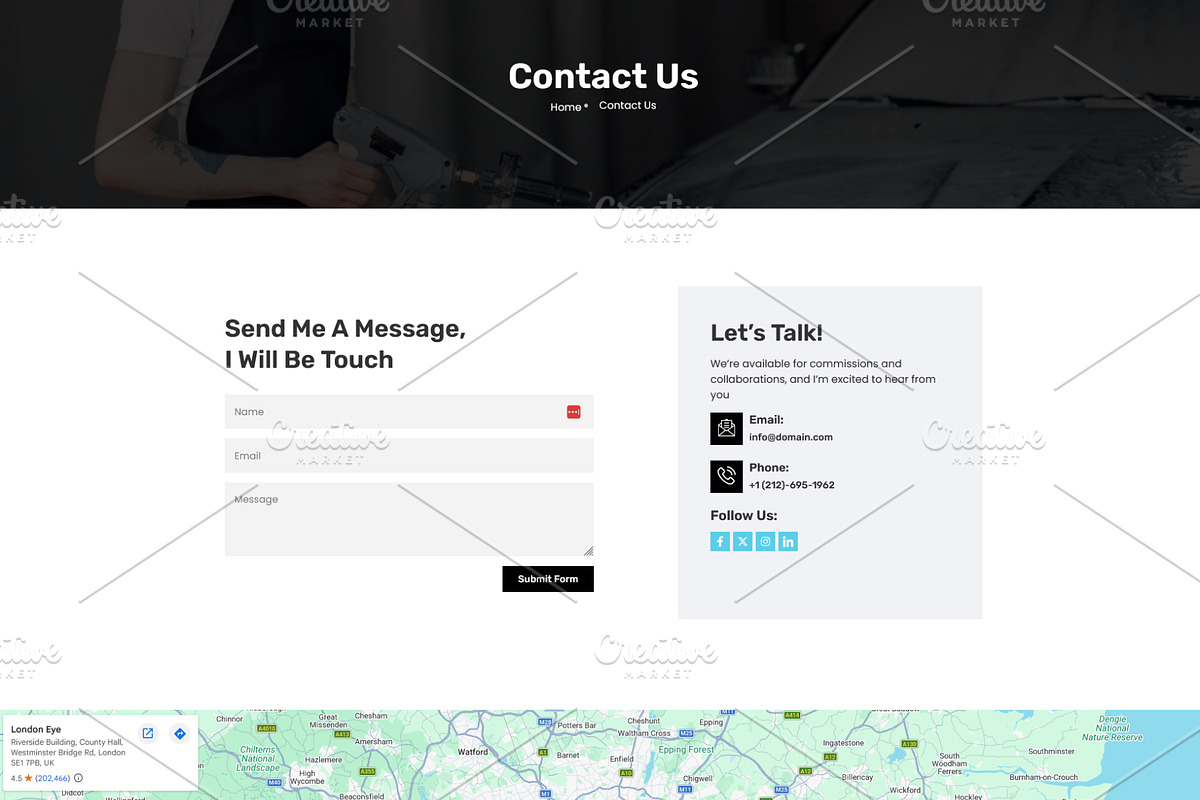 Car Wash & Auto Mechanic Template, a WordPress Template by HasnainDEV (Photo 5 of 5)