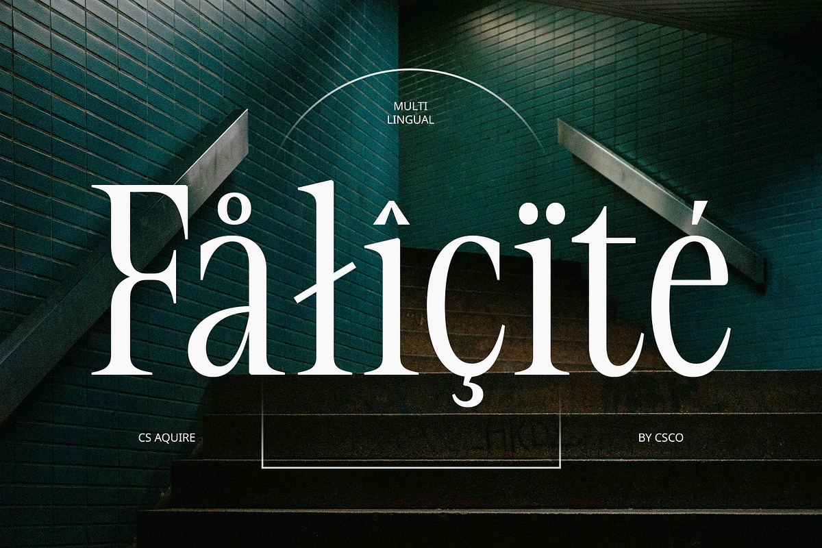 CS Aquire – Condensed Font, a Serif Font by Craft Supply Co. (Photo 6 of 8)