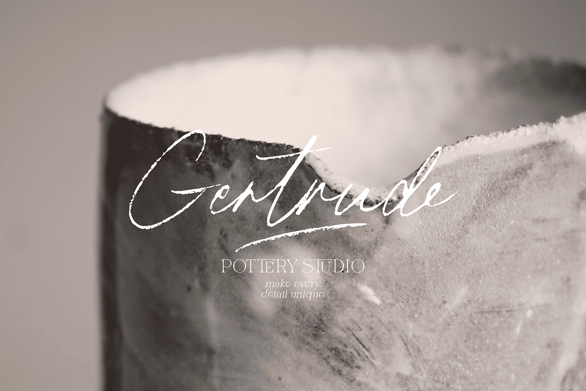 Fortune Happiest - Script Serif Duo, a Script Font by Letteratom (Photo 7 of 12)