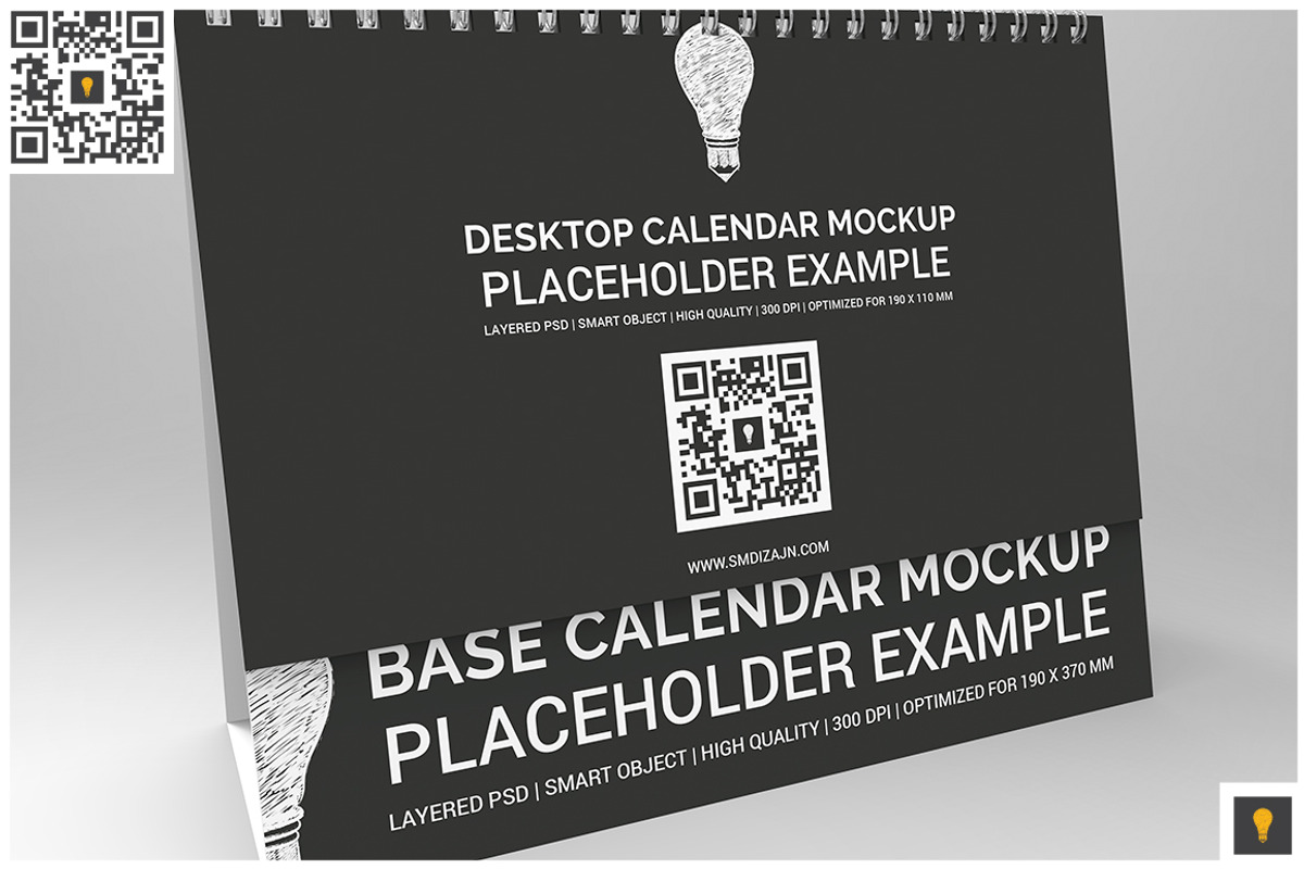 Desktop Calendar Mockup, a Mockup by Shocky Design Studio (Photo 3 of 8)