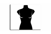 Female torso mannequin silhouette, a Graphic by Gfx_Store (Thumbnail 1 of 10)