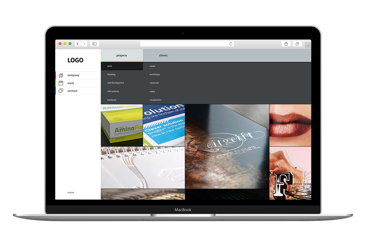 Portfolio website, a Websites & App Template by AndreasGalster (Photo 3 of 6)