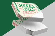 Pizza Delivery Box Mockup, a Packaging Mockup by graphicsauce (Thumbnail 2 of 4)