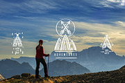 Adventure Posters and Labels, a Decorative Illustration by ViktoriaARTprint (Thumbnail 11 of 11)