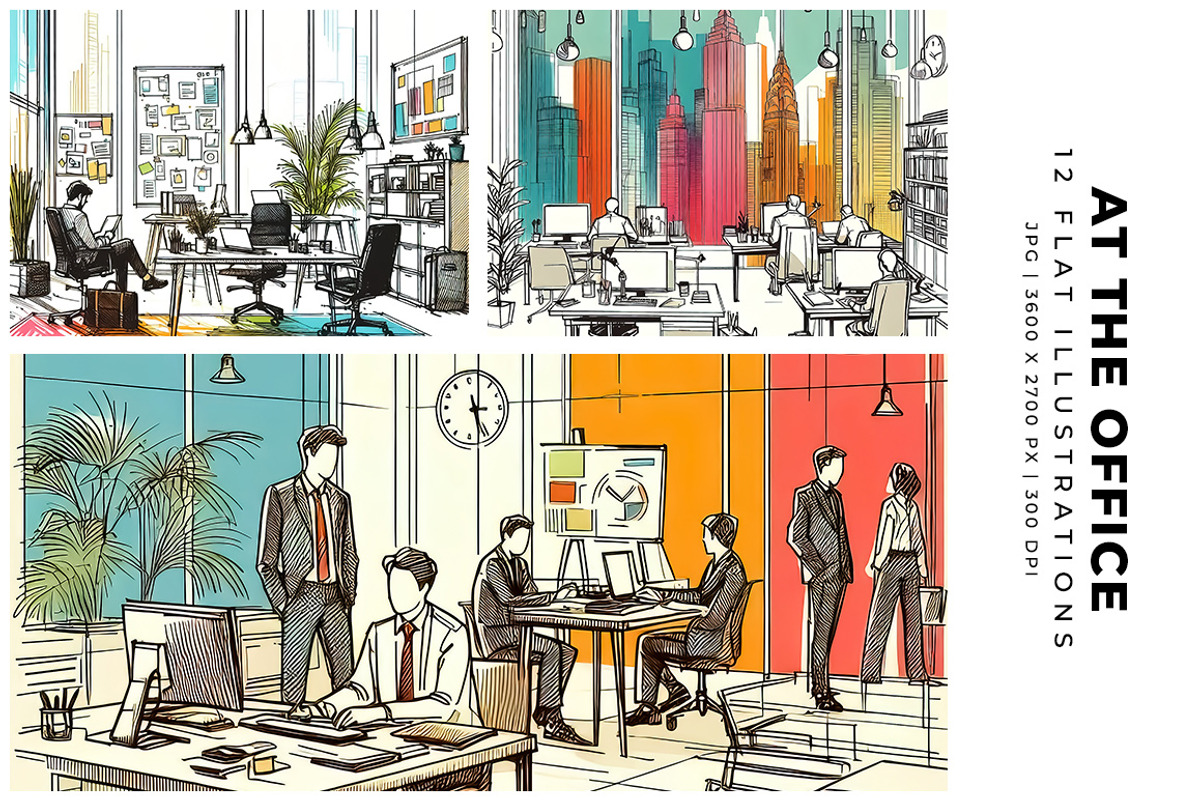 At The Office, a Person Illustration by Digital Art Creations (Photo 5 of 7)
