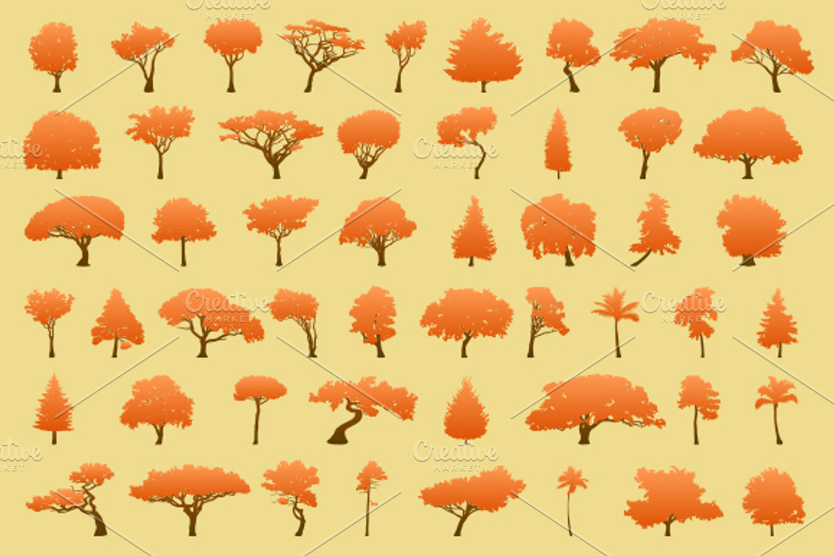 Collection Of 51 Tree, an Illustration by Mantas Bac (Photo 3 of 5)