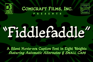 Fiddlefaddle - silent movie titles