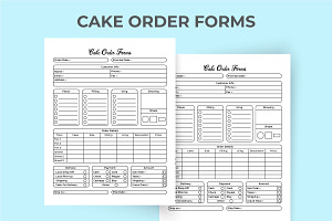 Cake Business Log Book KDP Interior