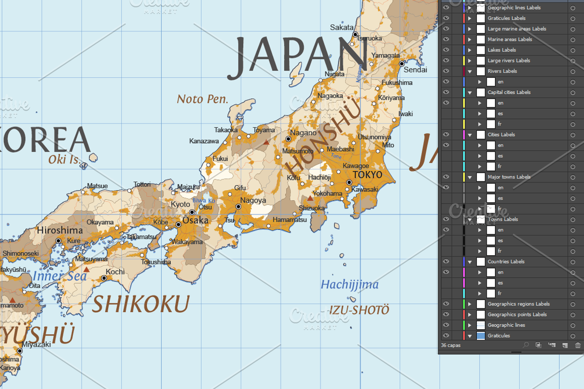 Political World Vector Map, an Illustration by Cartorical (Photo 2 of 9)