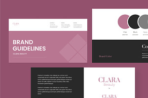 Clara Beauty Brand Guidelines