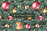 Watercolor Christmas cliparts, a Decorative Illustration by Anastasia Koba (Thumbnail 7 of 12)