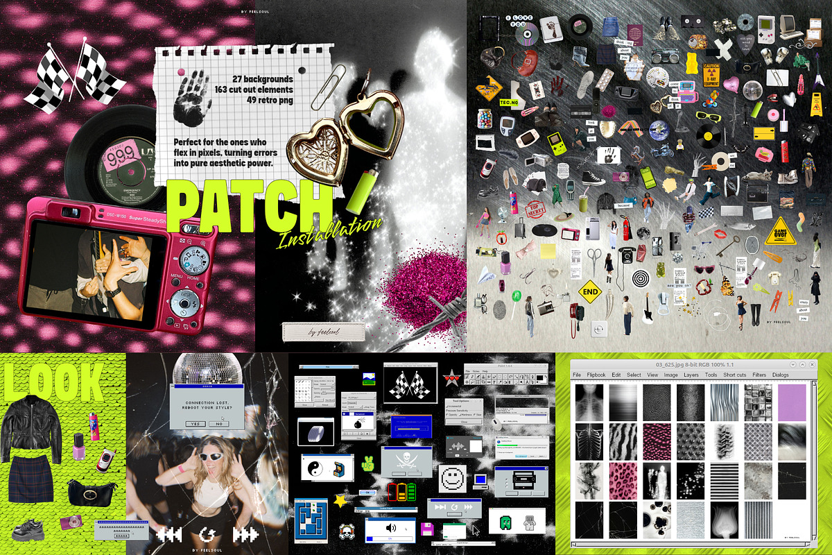 1500+ Collage Bundle, an Object Graphic by Feelsoul (Photo 11 of 13)
