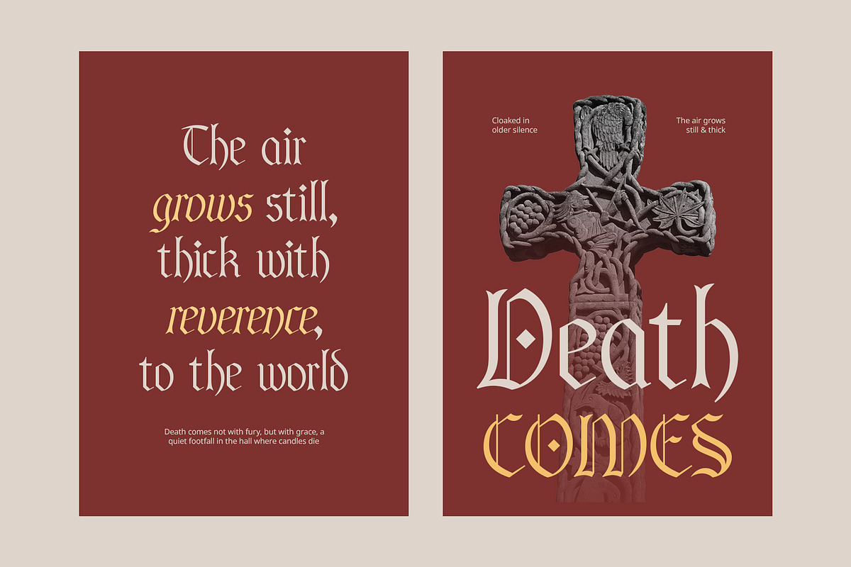 CS Aristide – Blackletter Font, a Blackletter Font by Craft Supply Co. (Photo 4 of 8)