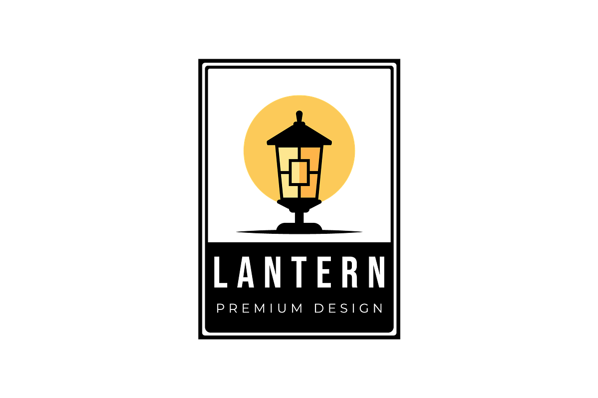 garden lamp and yard light logo, a Graphic by Rizkaarishandy_shop (Photo 1 of 2)