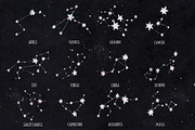 Magic Zodiac Constellations + Bonus, a Decorative Illustration by anvinoart (Thumbnail 3 of 10)