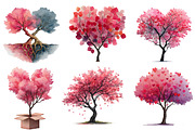 Valentine Day Heart Tree Clipart, an Illustration by Designworld (Thumbnail 3 of 4)