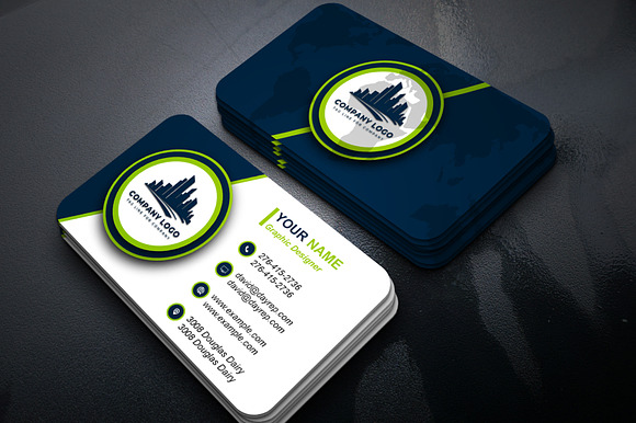 Real Estate Card PSD preview 5