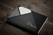Dark Creative Business Card, a Business Card Template by bouncy (Thumbnail 4 of 4)