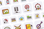 Multimedia Icon Set, a Duotone Icon by Brickclay (Thumbnail 5 of 9)
