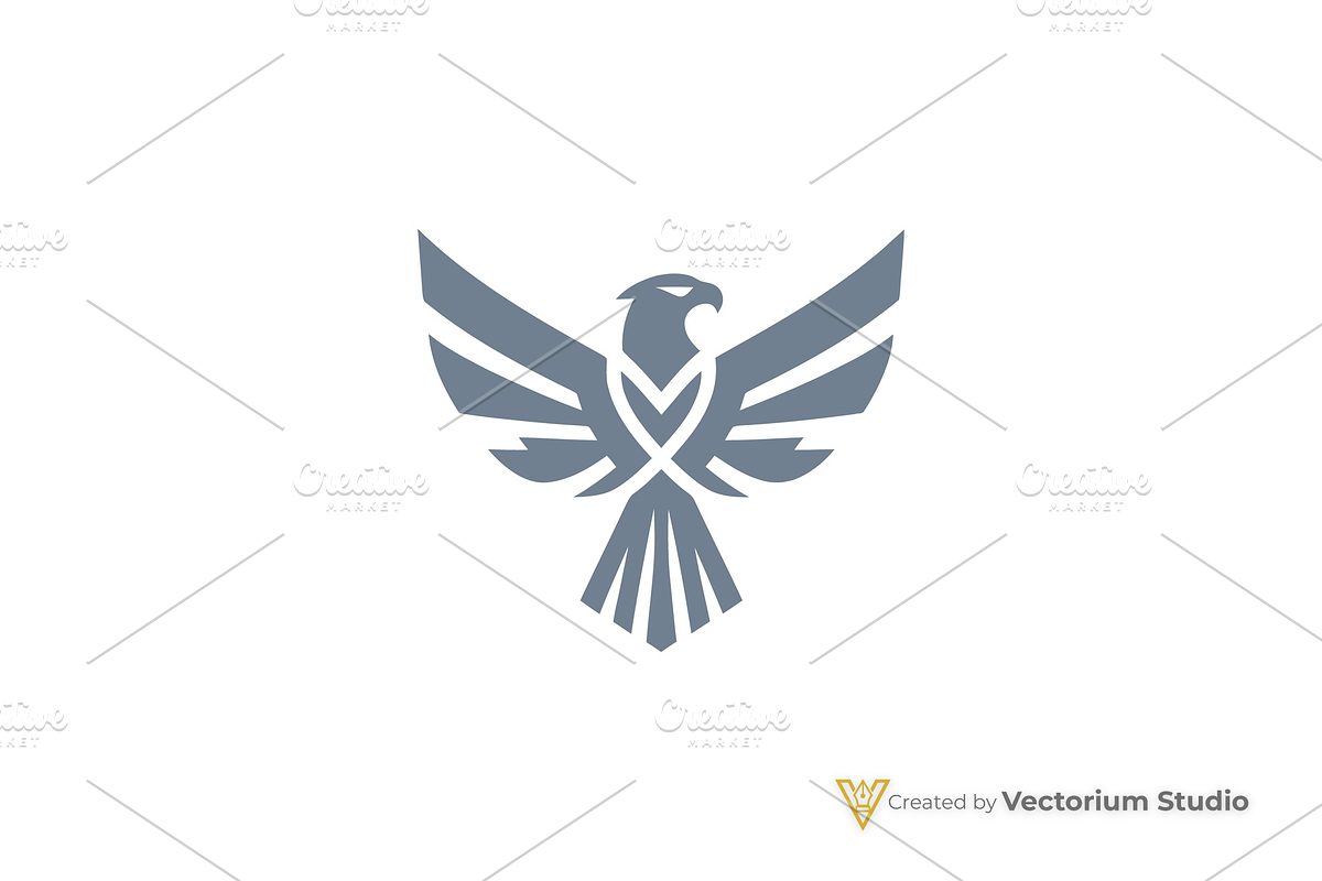 Minimalist Eagle Emblem Logo, a Branding & Logo Template by Vectorium Studio (Photo 4 of 5)