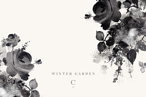 Winter Garden Clip Art