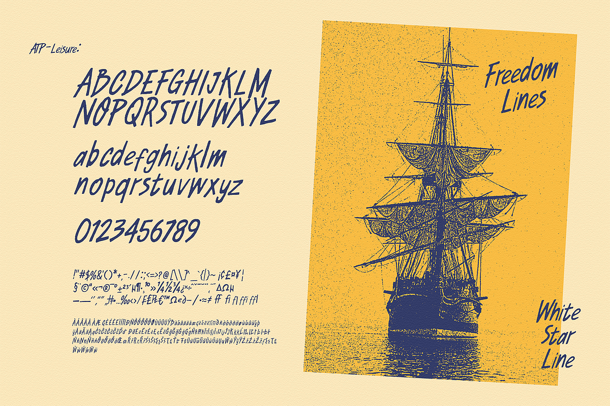 Leisure Handwriting Font, a Handwritten Font by Typeparties (Photo 7 of 7)