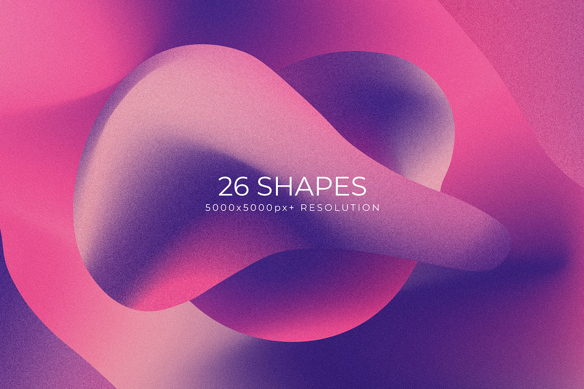Grainy Gradient Mesh Collection, a Background Graphic by Graphicdome (Photo 8 of 10)