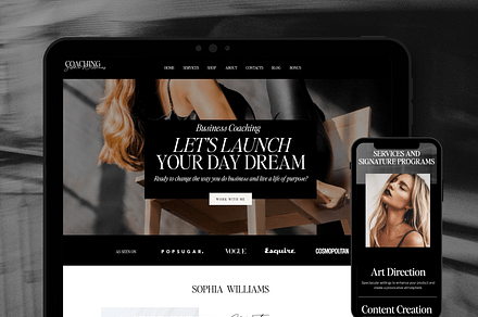 Showit Web Template