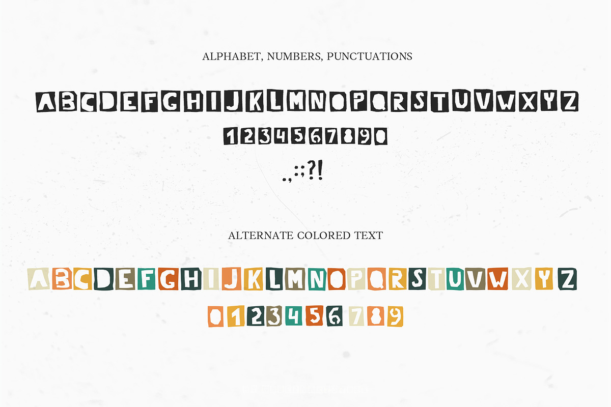 CUT OUT FONT Paper Cut Handmade, a Symbol Font by Spark Studio Brushes (Photo 5 of 7)