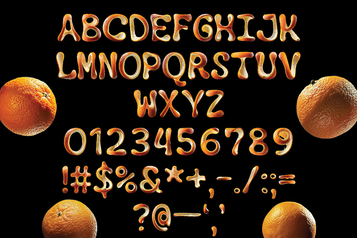 Citrus Color Font, a Font by VozzyStock (Photo 4 of 4)