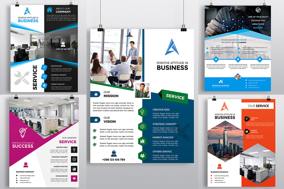 500+ Corporate Business Flyers, a Flyer Template by Imagine Design Studio (Photo 45 of 68)
