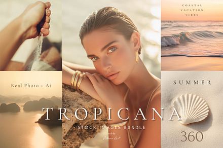 360 Summer Beach Styled Stock Images, a Beauty & Fashion Photo by Allure Art