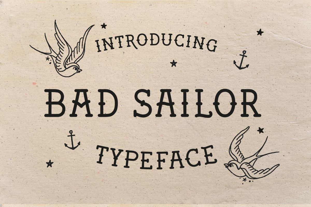 Bad Sailor Typeface