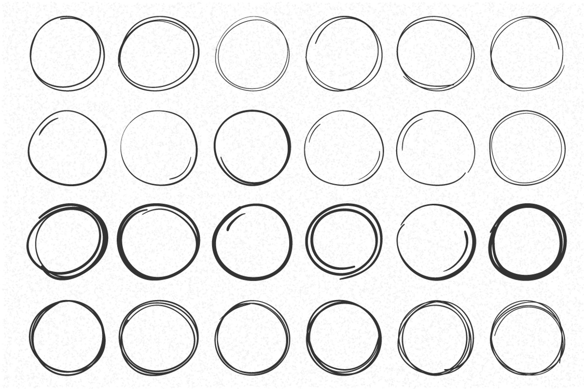 Hand Drawn Circle Frames, an Object Graphic by PixMarket (Photo 2 of 4)