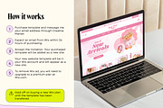 Pink Bakery Wix Website Template, a Wix Template by Template Twist Shop (Thumbnail 5 of 10)