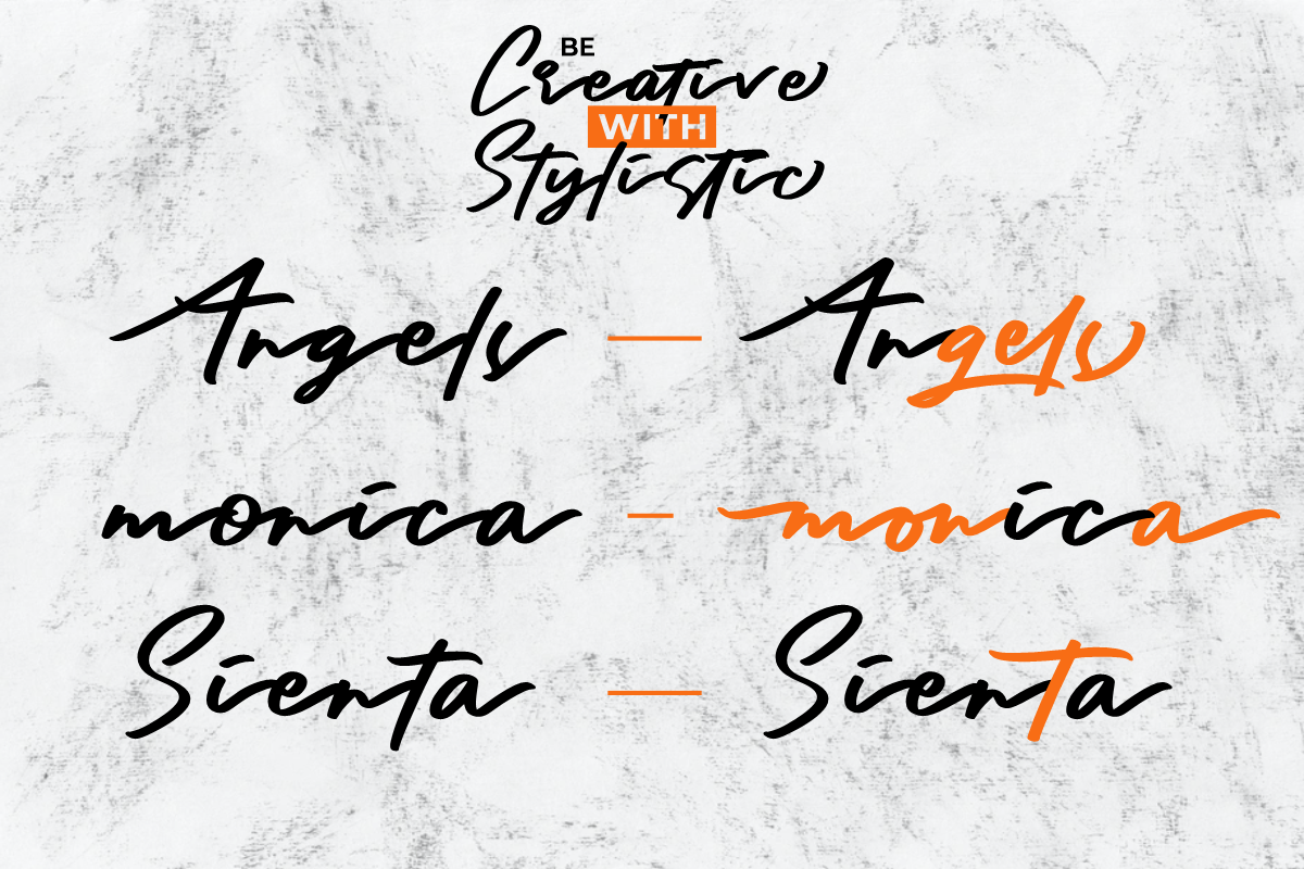 Gothic Stylish Script, a Handwritten Font by Glyphstyle (Photo 10 of 13)