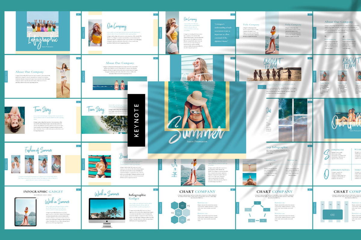 Summer Season - Keynote, a Presentation Template by feydesign (Photo 1 of 9)