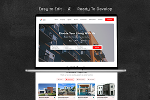 Real Estate Landing Page Design