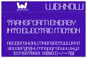 Electric Machine font, a Sans Serif Font by weknow (Thumbnail 3 of 8)