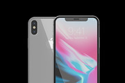 Apple iPhone X Silver and Space Gray, an Object 3D Model by 3D Models by Obshansky (Thumbnail 2 of 16)