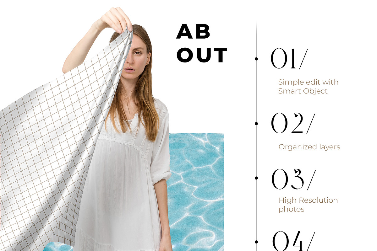 Silk Scarf Model Mockup Bundle, an Apparel Mockup by Neutral Mockups (Photo 2 of 3)