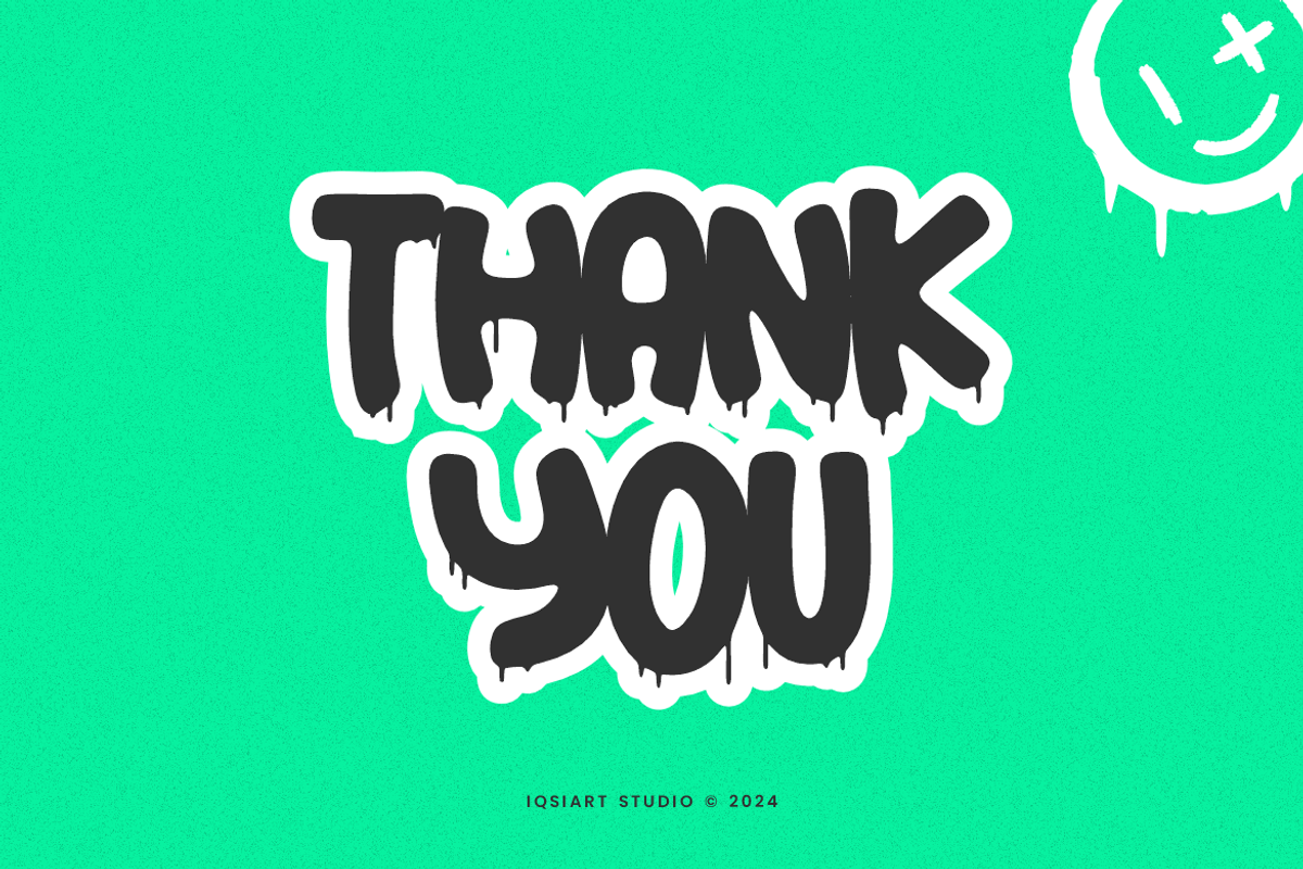 Grackio - Graffiti Font, a Handwritten Font by Iqsiart Studio (Photo 6 of 7)