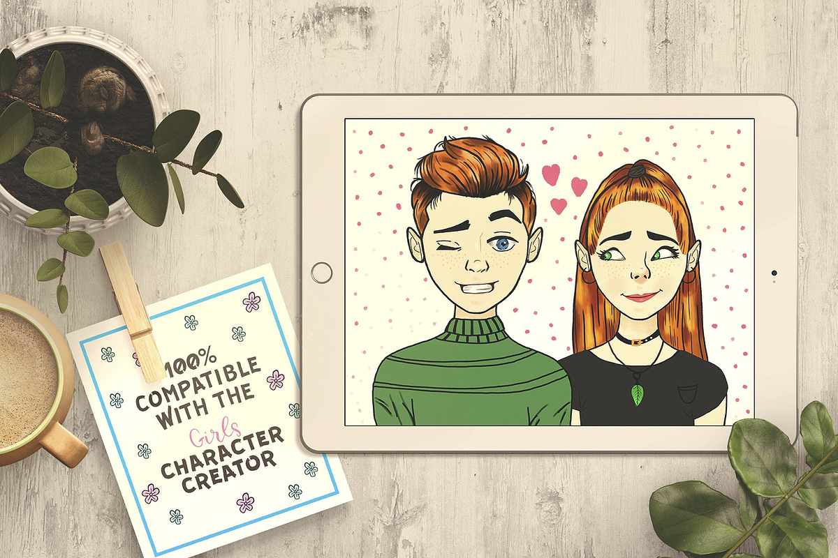Character Creator (Boys), a Person Illustration by Alina Sh (Photo 7 of 9)