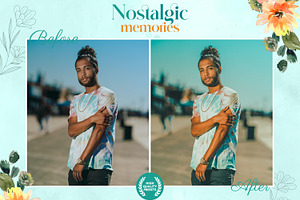 7 Nostalgic Cyan Lightroom Presets