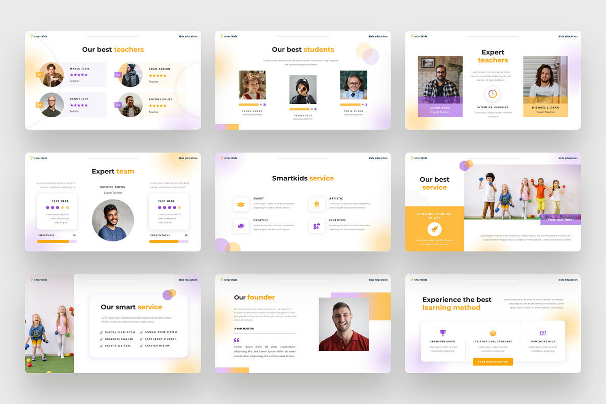 Smartkids - Kids education Keynote, a Presentation Template by BeadyLab (Photo 3 of 6)