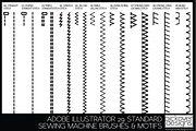 29 STANDARD SEWING MACHINE BRUSHES, a Brush Add-On by Pickover Designs (Thumbnail 2 of 6)