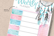 Dream Catcher Printable A4 & A5, a Stationery Template by Stick with Sam (Thumbnail 2 of 3)
