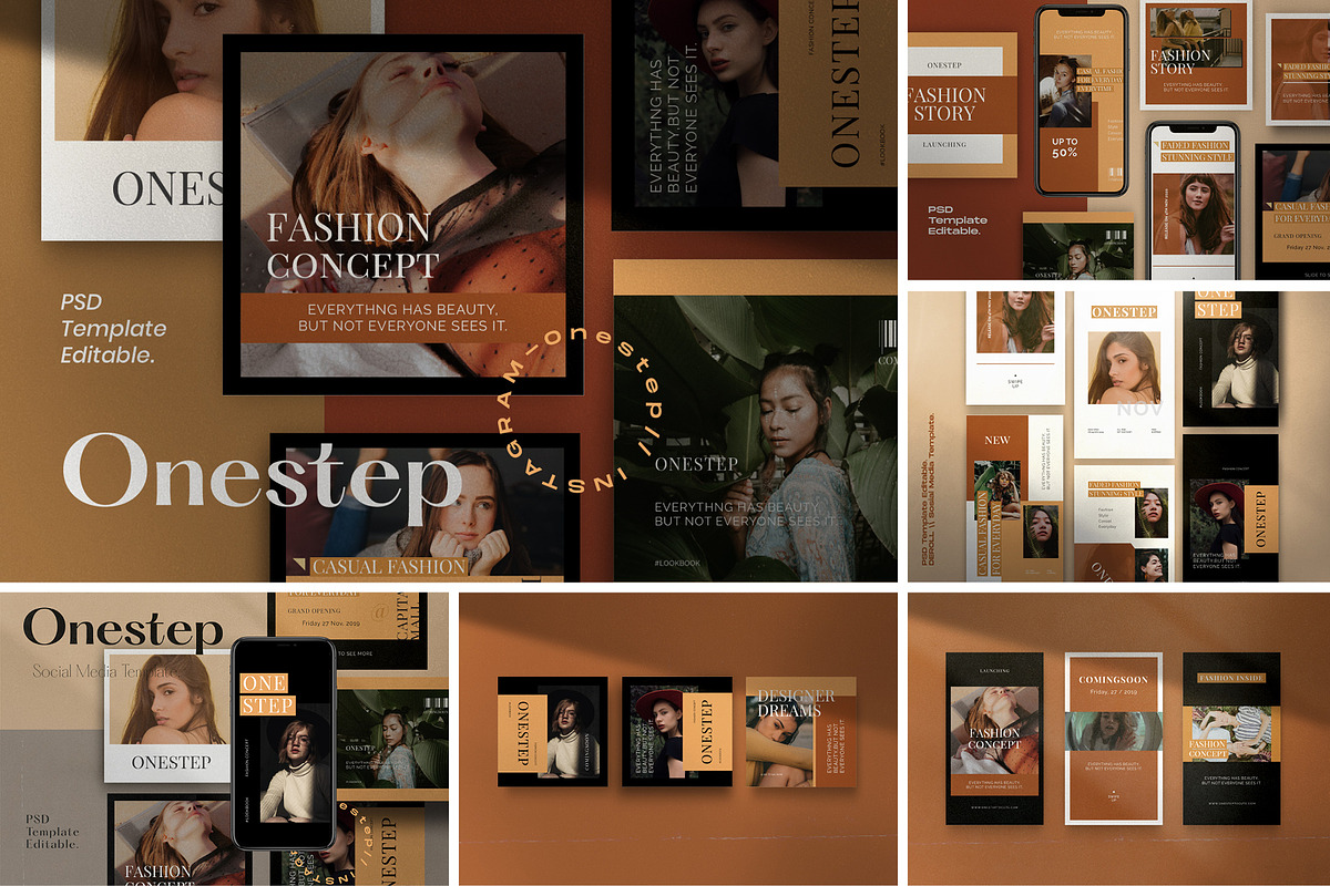 Trendy Font Elegant Bundle + Bonus, a Social Media Template by Dirtytemp Studio (Photo 25 of 33)